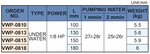 Pompa per refrigerante, 130 mm, 0,15 kw, 230v