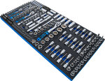 Modulo per carrelli portautensili XL: serie di bussole 216 pz