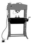 Pressa idraulica idropneumatica 75 ton