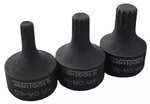 Set di punte scanalate Stubby Impact da M4 a M18 Profilo basso 9 pezzi