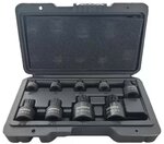 Set di punte scanalate Stubby Impact da M4 a M18 Profilo basso 9 pezzi