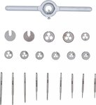 Set maschi e filiere M1 - M2,5 31 pz