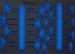 Modulo per carrelli portautensili 3/3 vuoto per BGS-4148