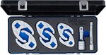 Set di chiavi a zampa di gallo 12,5mm (1/2) / 20mm (3/4) 8 pz