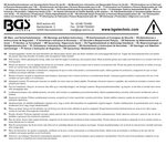 Utensile per fissaggio volano per motori Mercedes-Benz M133, M270, M607, M651