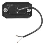 Luce di posizione laterale 12 24V arancione 80 x 44 mm LED