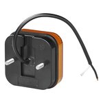 Luce di posizione laterale 12 24V arancione 65 x 65 mm LED
