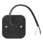 Luce di posizione laterale 12 24V arancione 65 x 65 mm LED