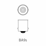 Lampada auto 12V 4W BA9s x10 pezzo
