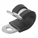 Fermacavo per telaio da 10 mm con protezione in gomma x10 pezzi