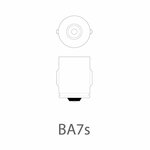 Lampada auto 12V 2W BA7s x10 pezzo