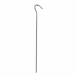 Picchetto da tenda 22cm in metallo con occhiello aperto