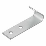 Gancio avvitabile in metallo 72 x 21 x 2 mm