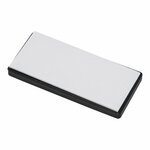 Riflettore rosso 85x39mm autoadesivo con piastra di base