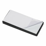 Riflettore rosso 85x39mm autoadesivo con piastra di base