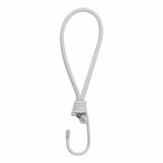 Tenditore per tenda elastico bianco con gancio