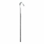 Piolo da roccia 22cm quadrato in metallo