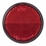 Riflettore rosso 60mm con bullone 5mm
