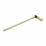 Picchetto da roccia 21cm in metallo con gancio