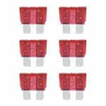 Fusibili standard a lama rossa da 10 A  6 pezzi