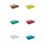 Fusibili a lama standard  assortimento da 6 pezzi