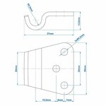 Controparte per bloccaggio tensione SPP Z-11