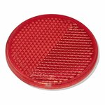 Catarifrangente rosso 60mm autoadesivo 2 pezzi