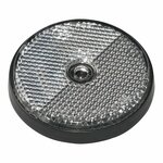 Riflettore bianco 60mm montaggio a vite 2 pezzi