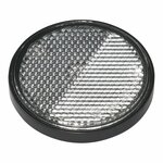 Riflettore bianco 58mm autoadesivo con piastra di base 2 pezzi