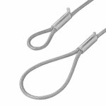 Cavo di sicurezza 40 cm con passanti