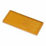 Riflettore arancione 82x36mm autoadesivo 2 pezzi