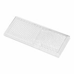 Riflettore bianco 82x36mm autoadesivo 2 pezzi