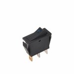 Interruttore a bilanciere LED blu 12V 24V-max. 10A
