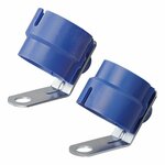 Porta spina in plastica blu