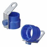 Porta spina in plastica blu