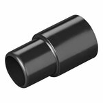 Pezzo di transizione tubo di scarico dia 28 mm a dia 26 mm PE nero