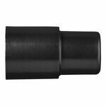 Pezzo di transizione tubo di scarico dia 28 mm a dia 26 mm PE nero