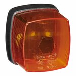Luce di posizione laterale arancione 65x60mm PM