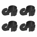 Clip per tenda 19-22mm con gancio 4 pezzi