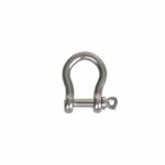 Grillo corto per arpa 5mm  acciaio inox A4 AISI 316  1.000 daN