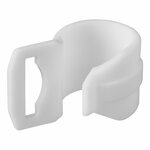 Clip per tenda 20-25mm con fessura bianca 4 pezzi