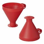 Raschietto per ghiaccio e imbuto 2 in 1