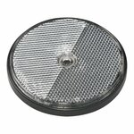 Riflettore bianco 80mm montaggio a vite 2 pezzi