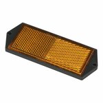 Riflettore arancione 104x40mm montaggio a vite 2 pezzi