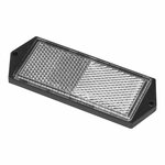 Riflettore bianco 104x40mm montaggio a vite 2 pezzi