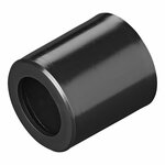 Riduzione tubo scarico dia 28 mm a dia 17 mm PE nero