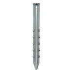 Picchetto per tenda 30cm in metallo rigato