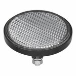 Riflettore bianco 60mm con bullone 5mm 2 pezzi