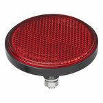 Riflettore rosso 60mm con bullone 5mm 2 pezzi