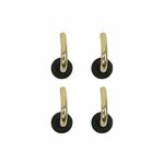 Tappo tenda 19mm con gancio tondo 4 pezzi